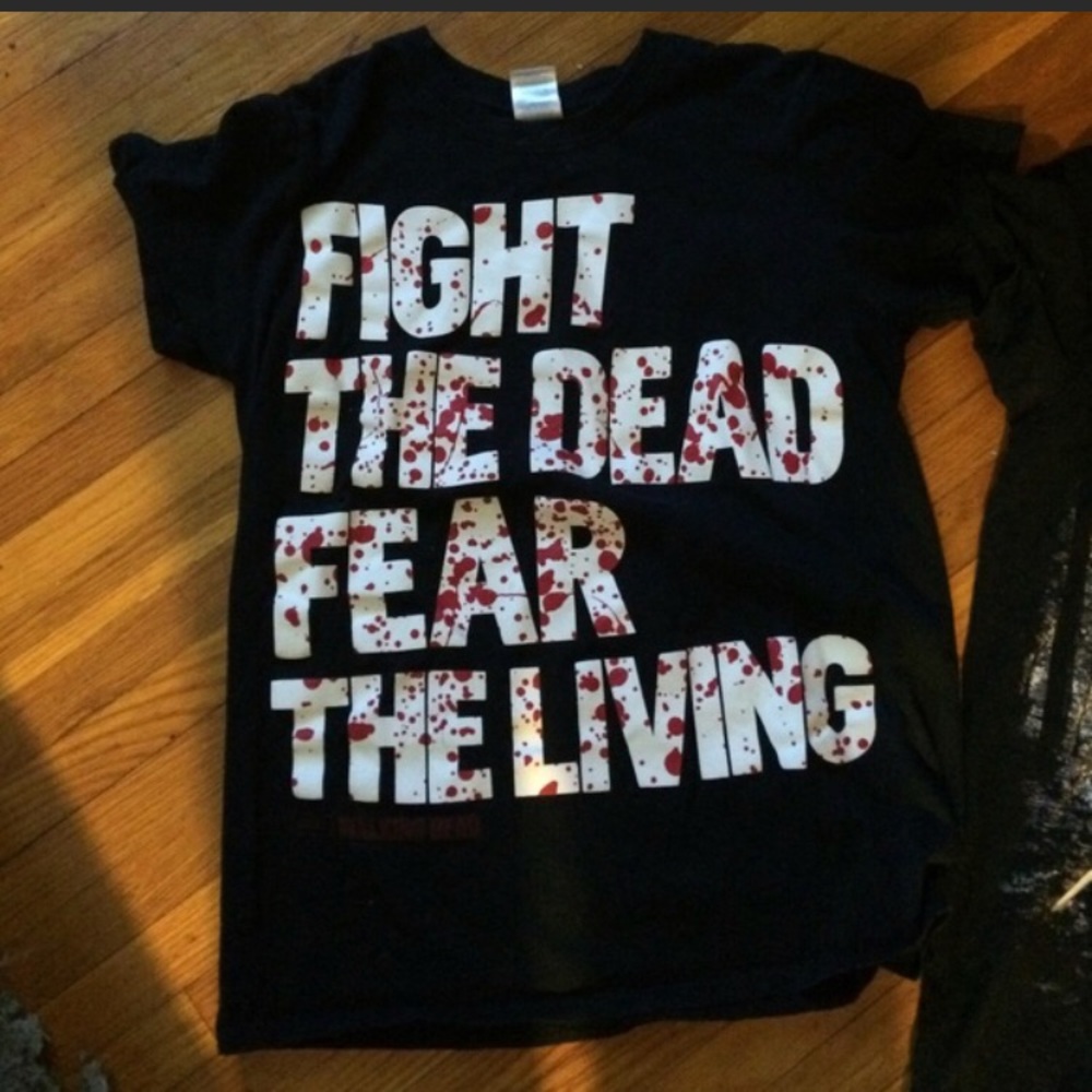 Walking dead T-shirt Sz S Euc